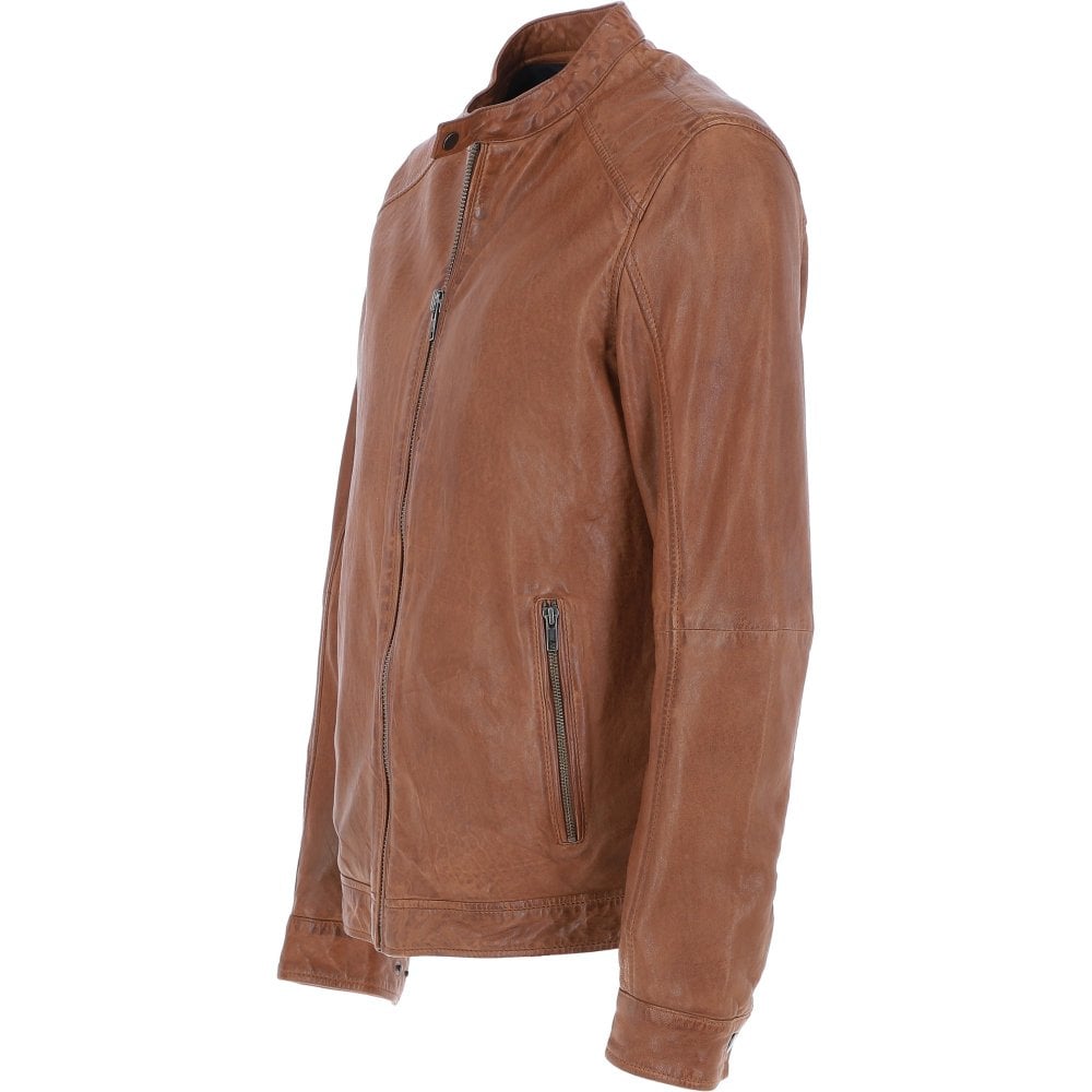 Mens Leather Biker Jacket-NYC Biker Jackets