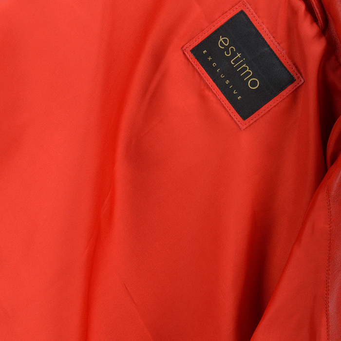 red leather biker jacket