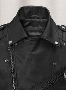 leather biker vest