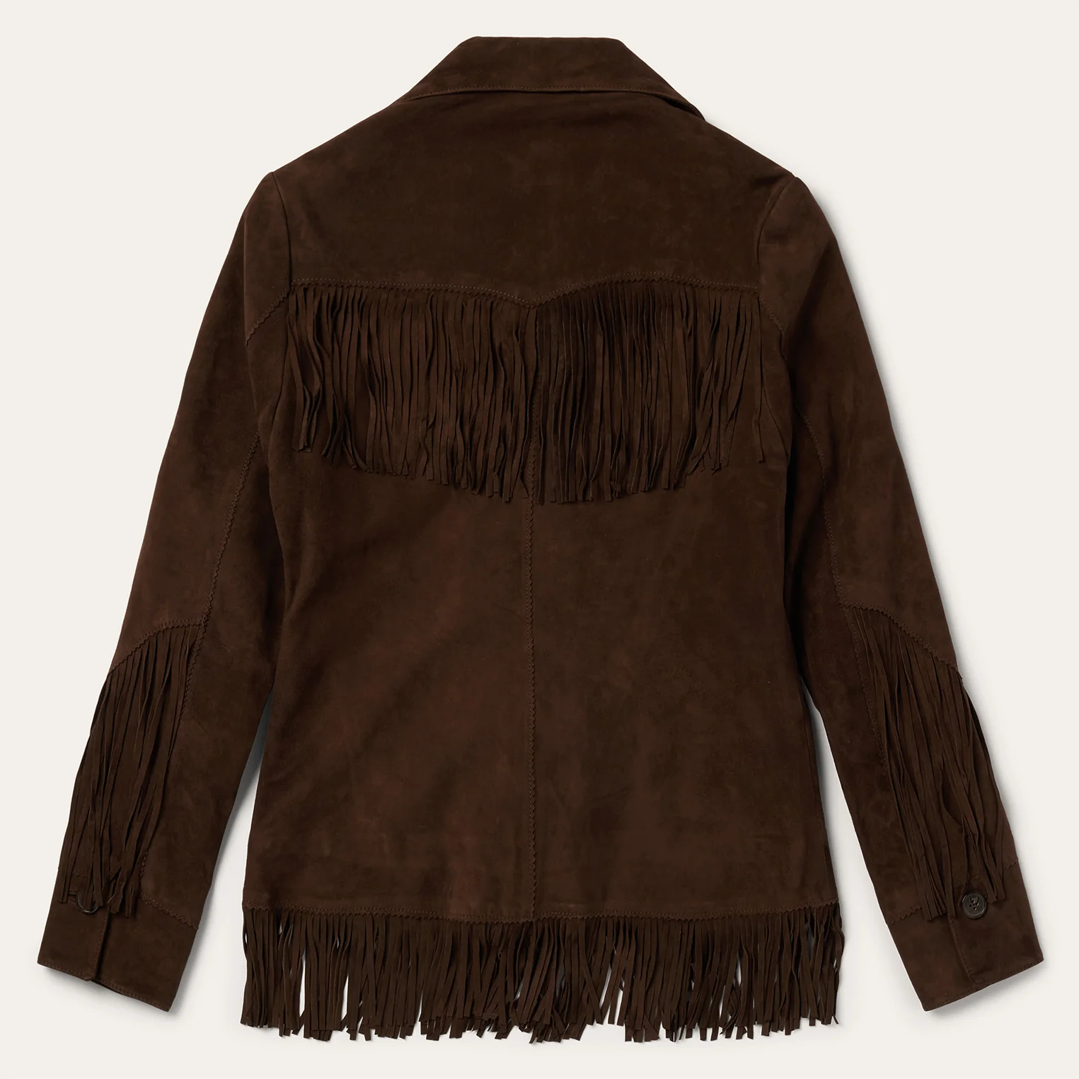 Vintage Suede Fringe Jacket For Women