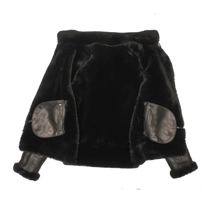 Black Mens Aviator Jacket