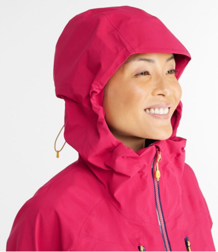 Womens rain jacket with hood