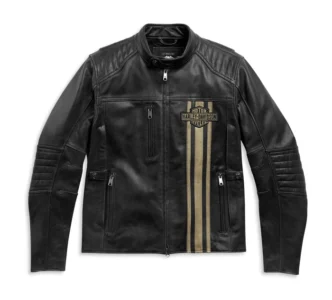 leather biker jacket