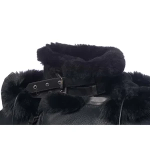 Black Mens Aviator Jacket