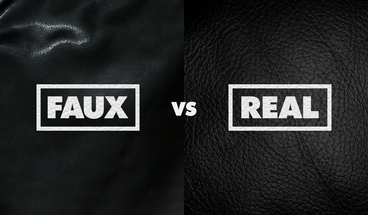 faux leather vs real leather