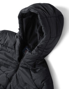 hooded puffer jacket