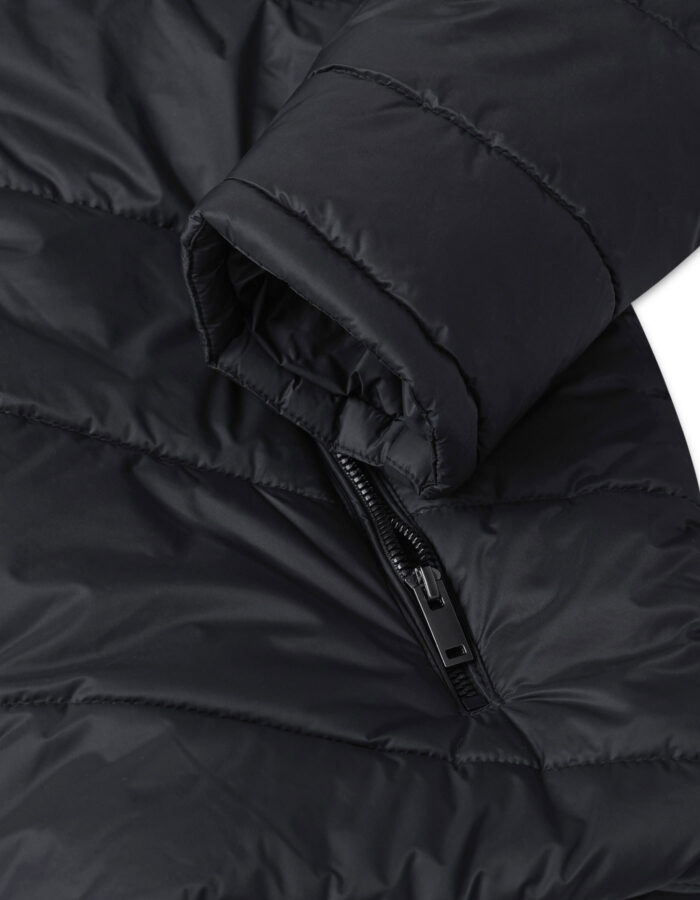 hooded puffer jacket