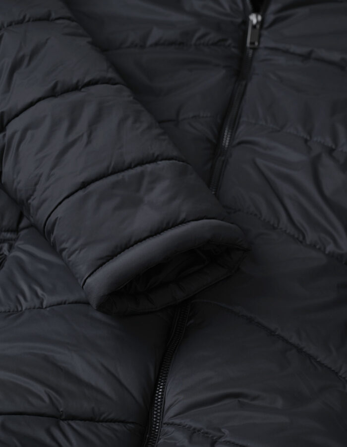hooded puffer jacket