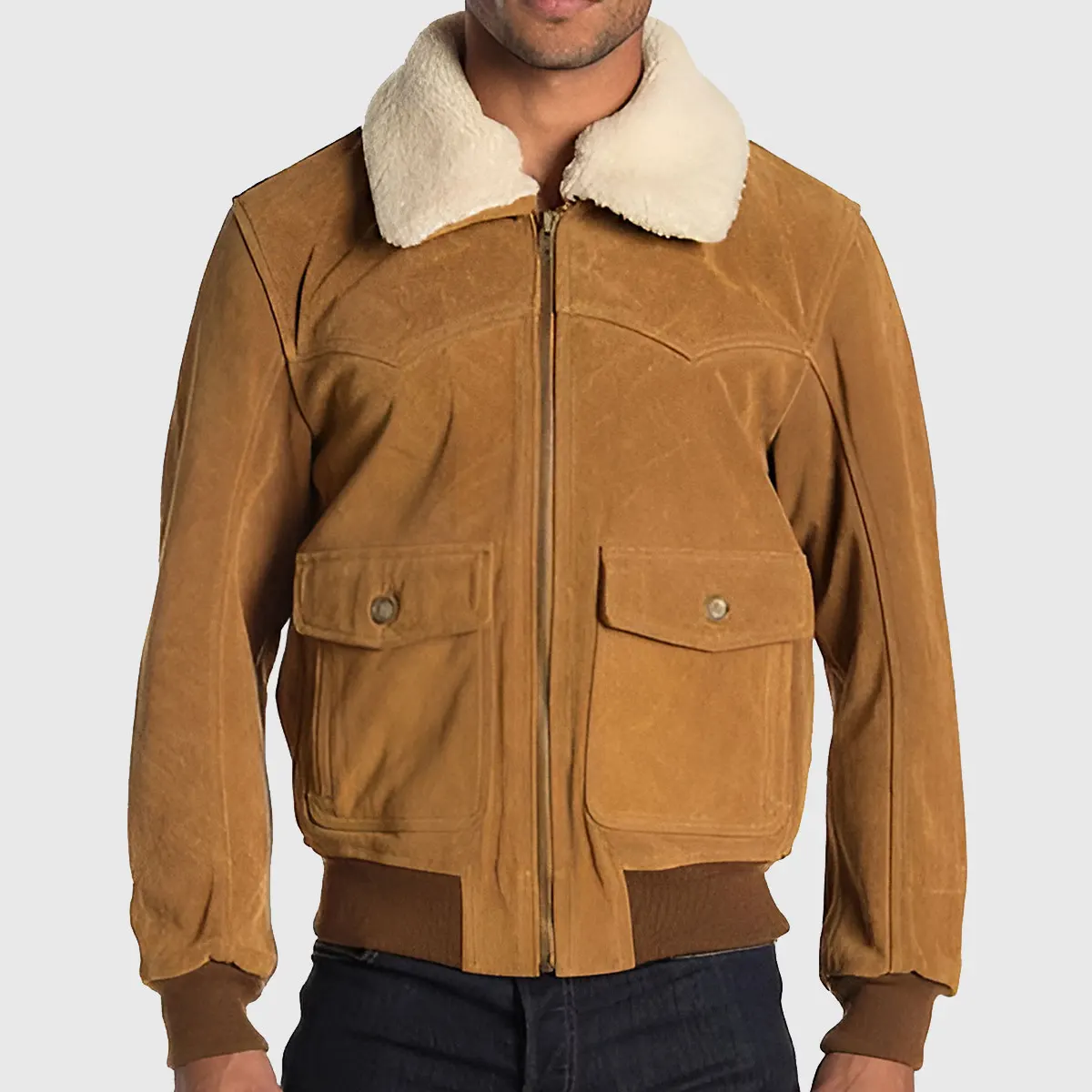 Suede Leather Jacket