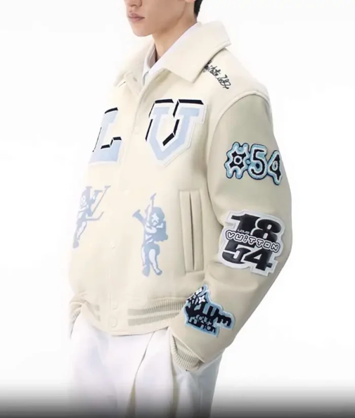 louis vuitton letterman jacket