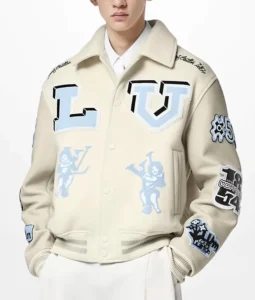 louis vuitton letterman jacket