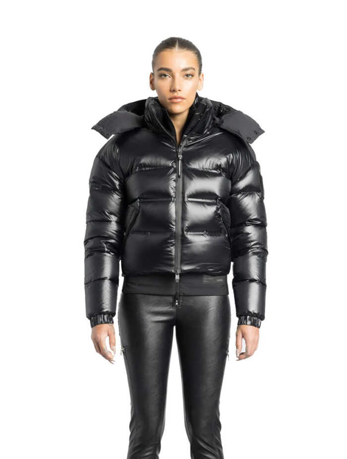womens puffer jacket with hood