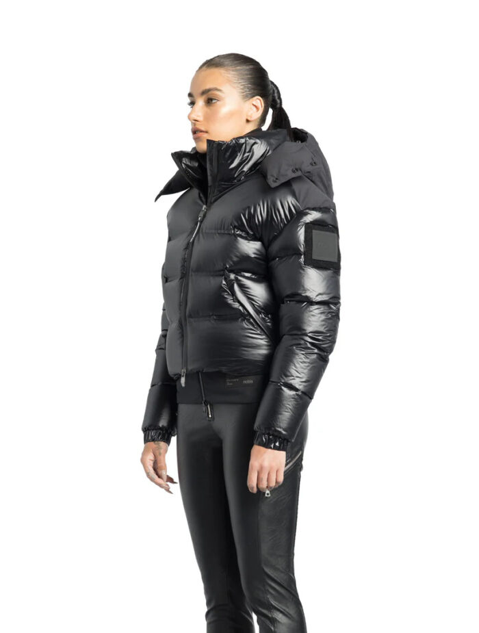 womens puffer jacket with hood