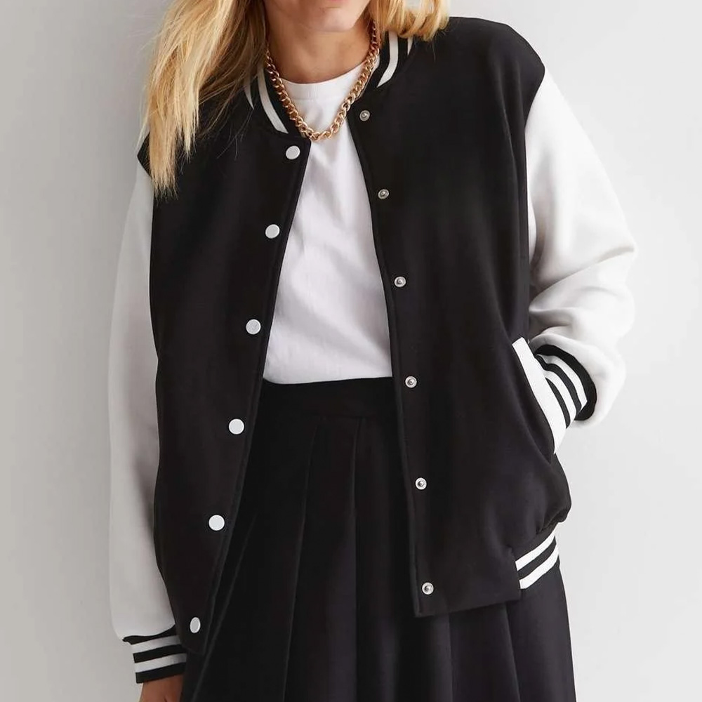 BLACK VARSITY JACKET