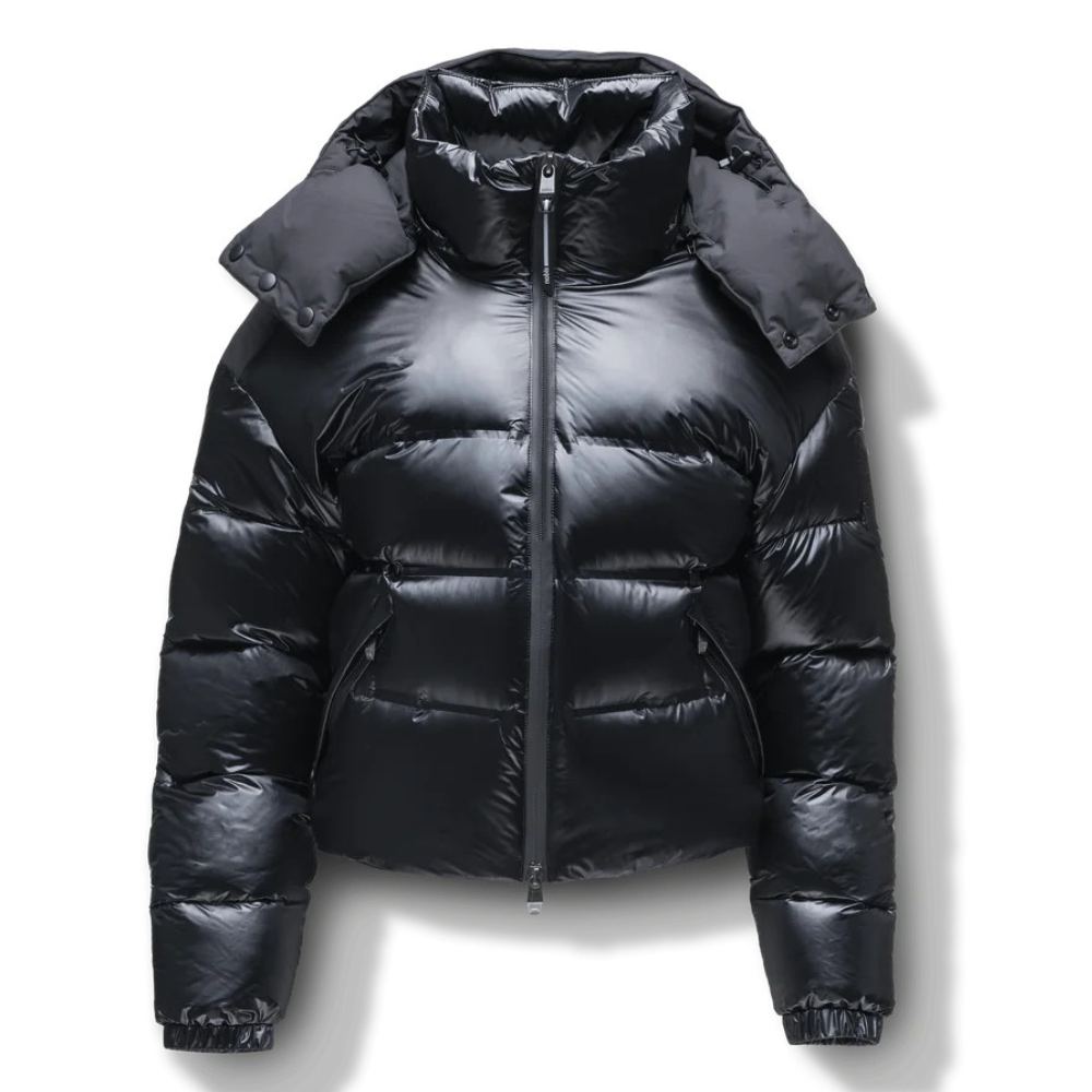 womens puffer jacket with hood