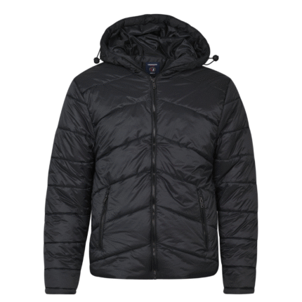 hooded puffer jacket
