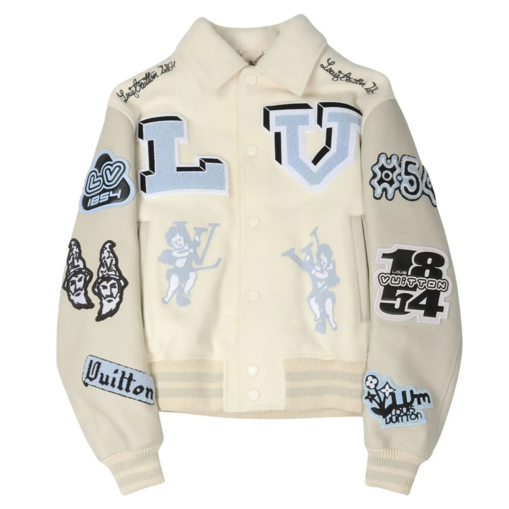 louis vuitton letterman jacket