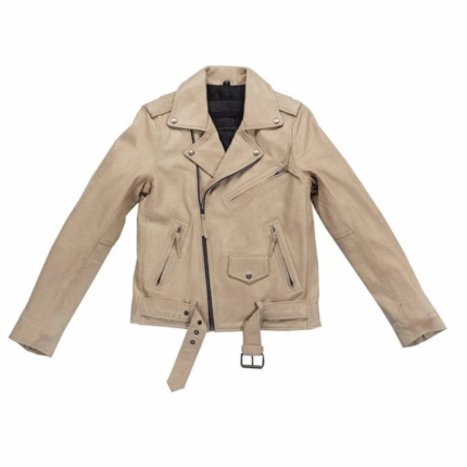 suede leather biker jacket