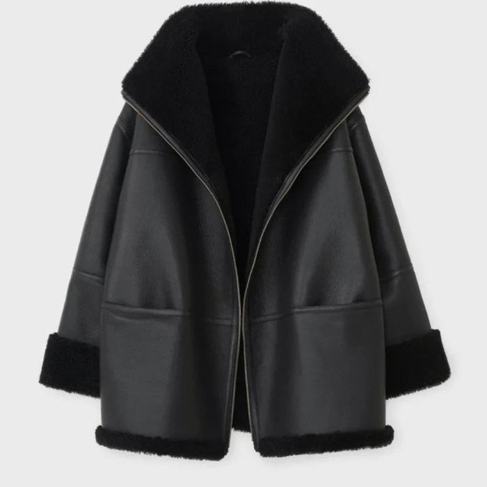 aviator jacket leather womens​