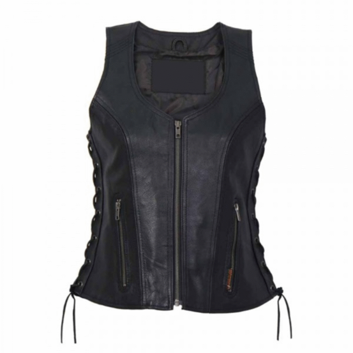 ladies leather vests motorcycle