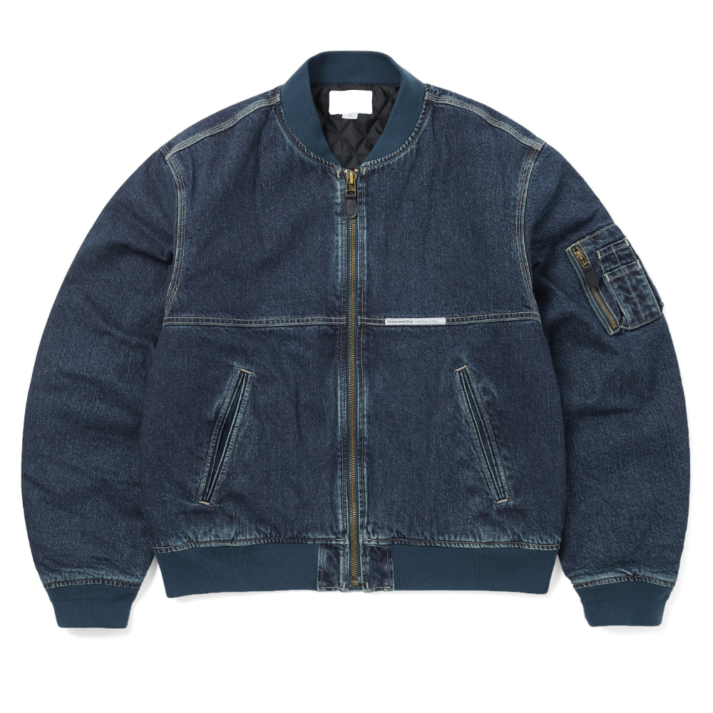 Denim Bomber Jacket