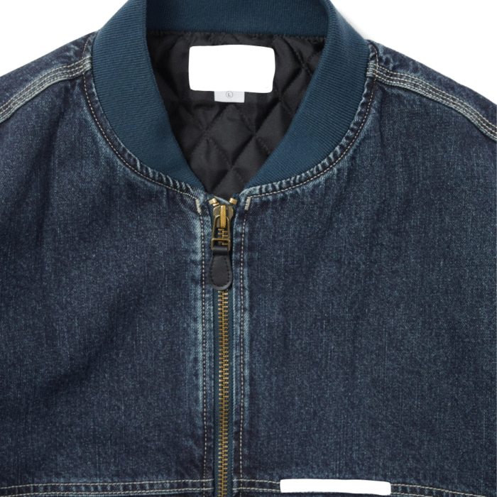 Denim Bomber Jacket