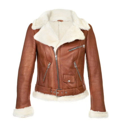 Aviator Jacket Leather Womens