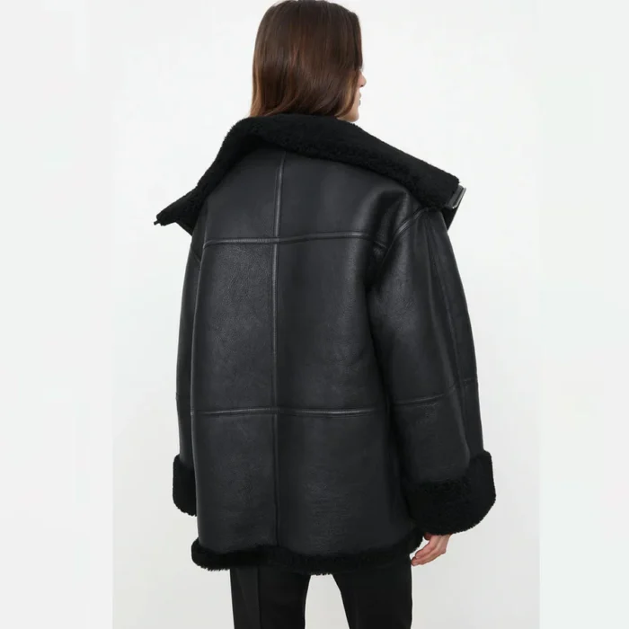 aviator jacket leather womens​