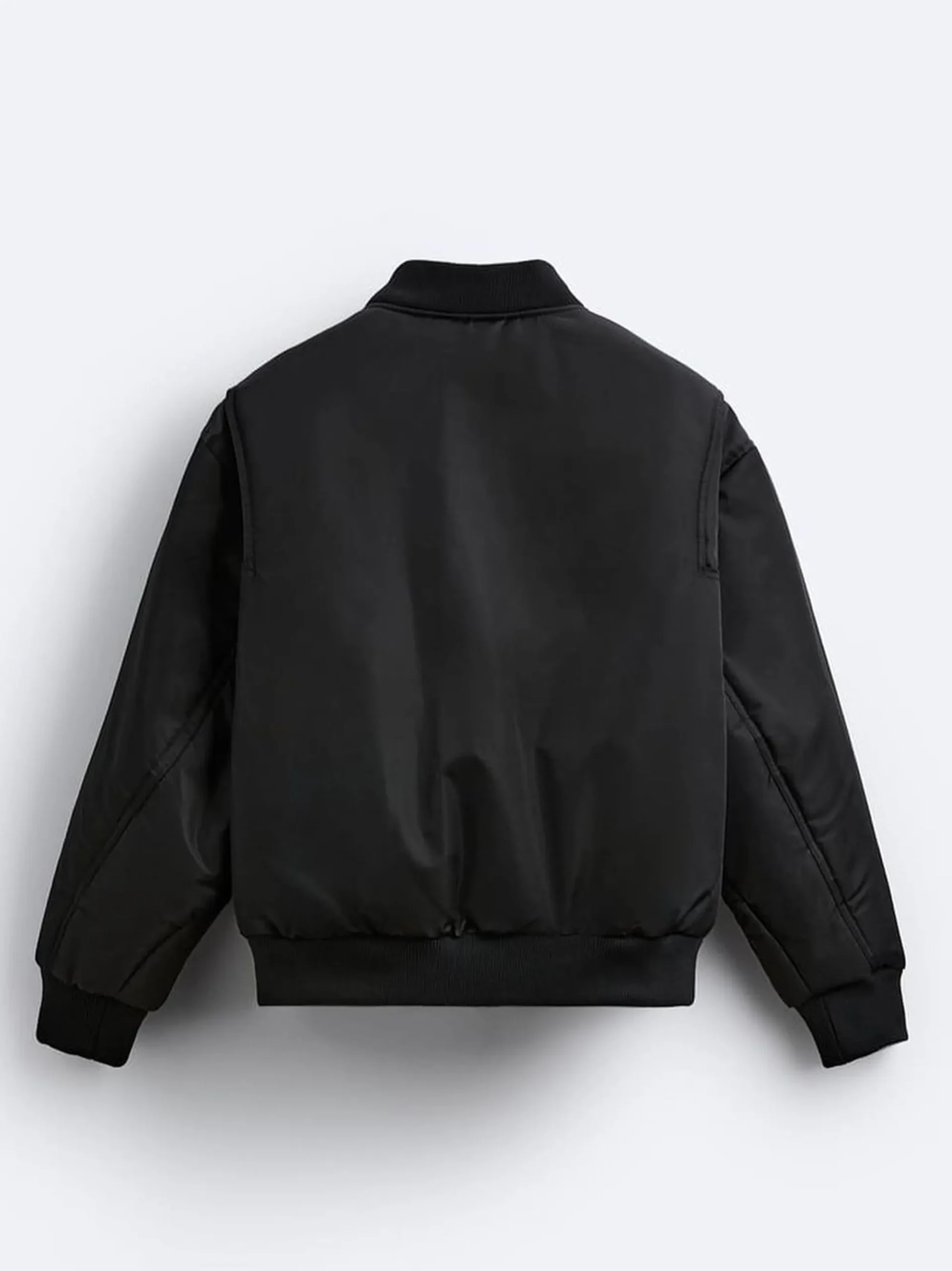 black bomber jacket​