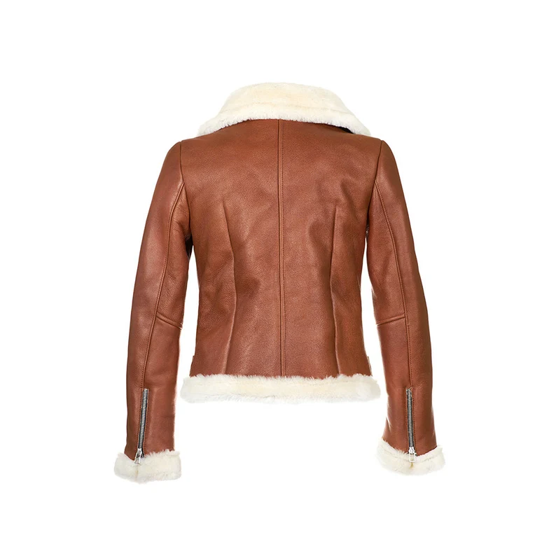 Aviator Jacket Leather Womens