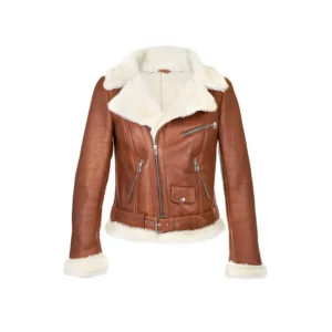 Aviator Jacket Leather Womens