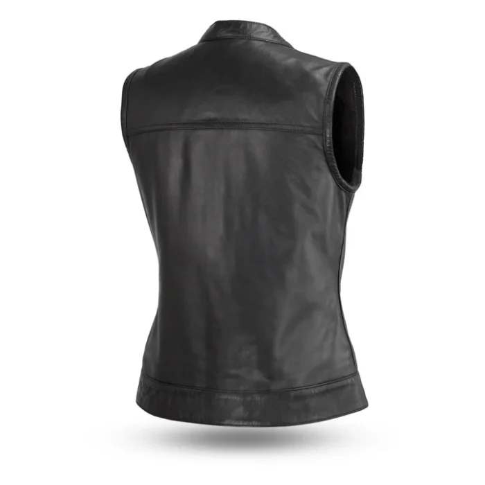 Leather Vest Womens