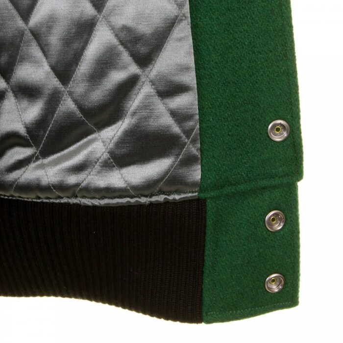 green varsity jacket