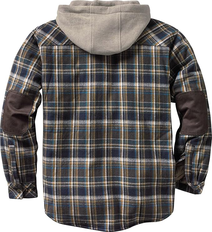 hooded flannel jacket