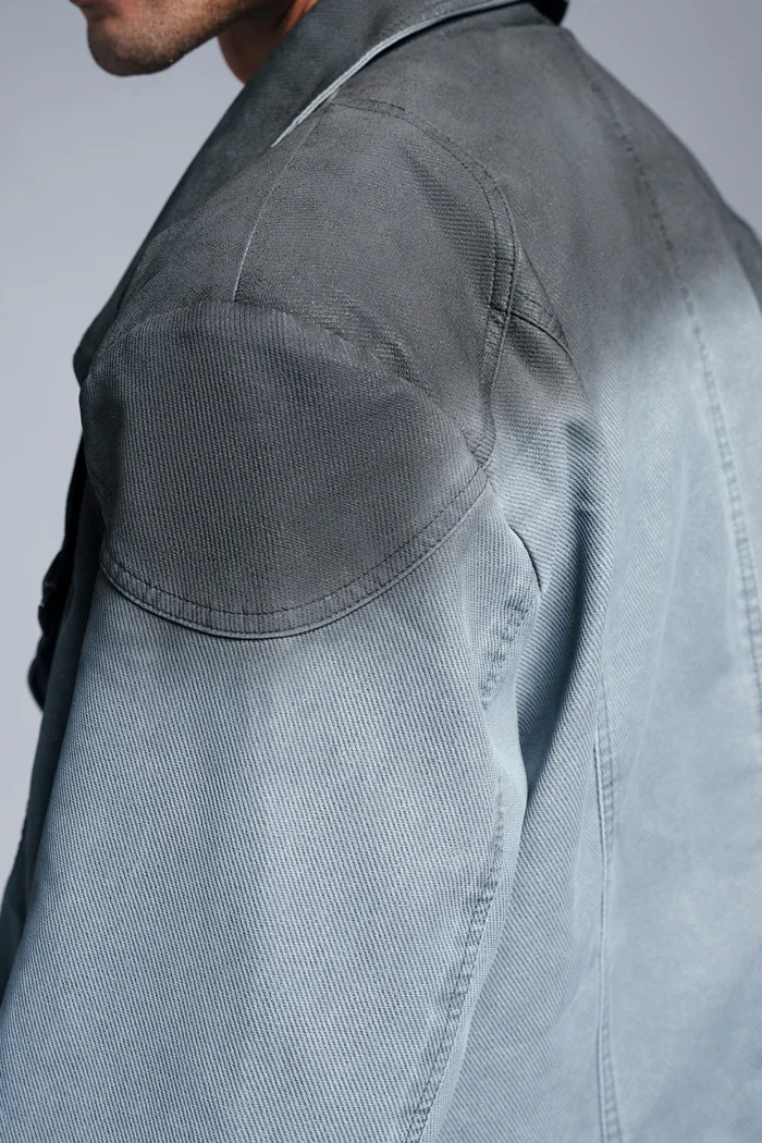 oversized leather jacket
