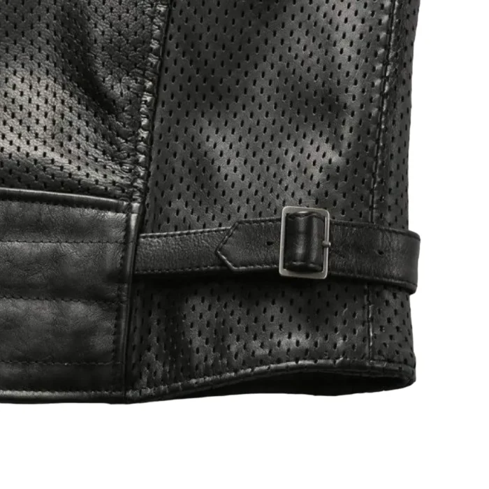leather motorcycle vest