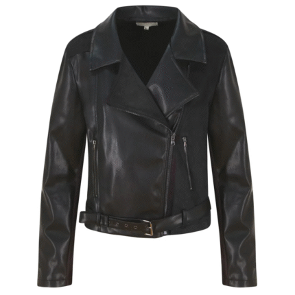 Vegan Leather Biker Jacket