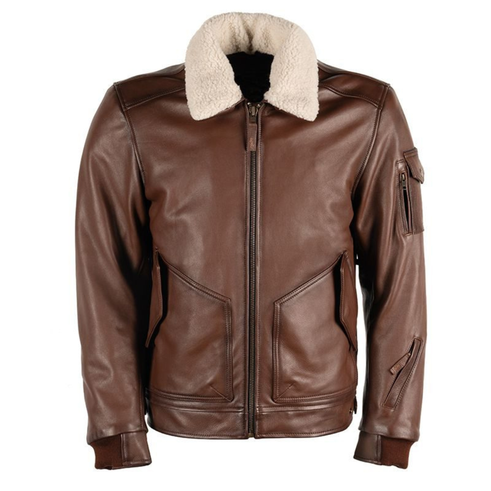 Aviator Jacket Brown Leather