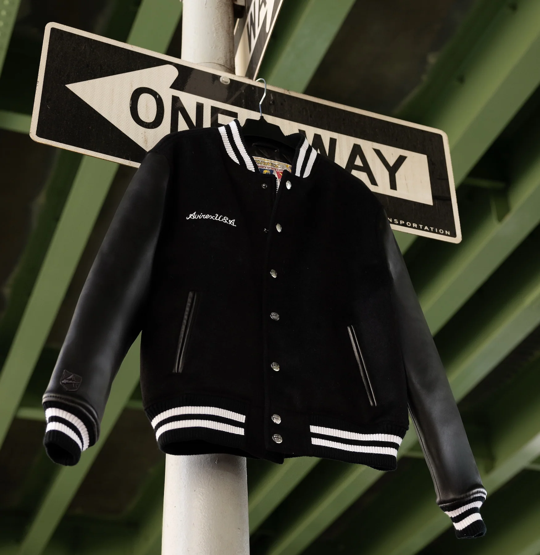 avirex leather jacket