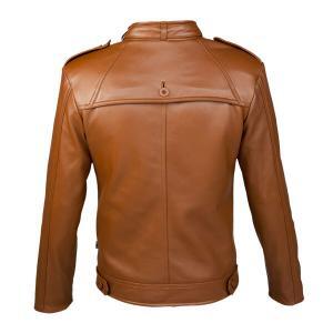 leather jacket brown colour