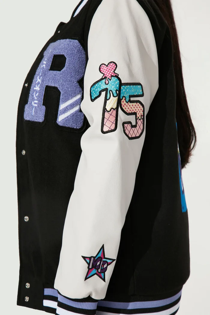 letterman jacket women's fashion