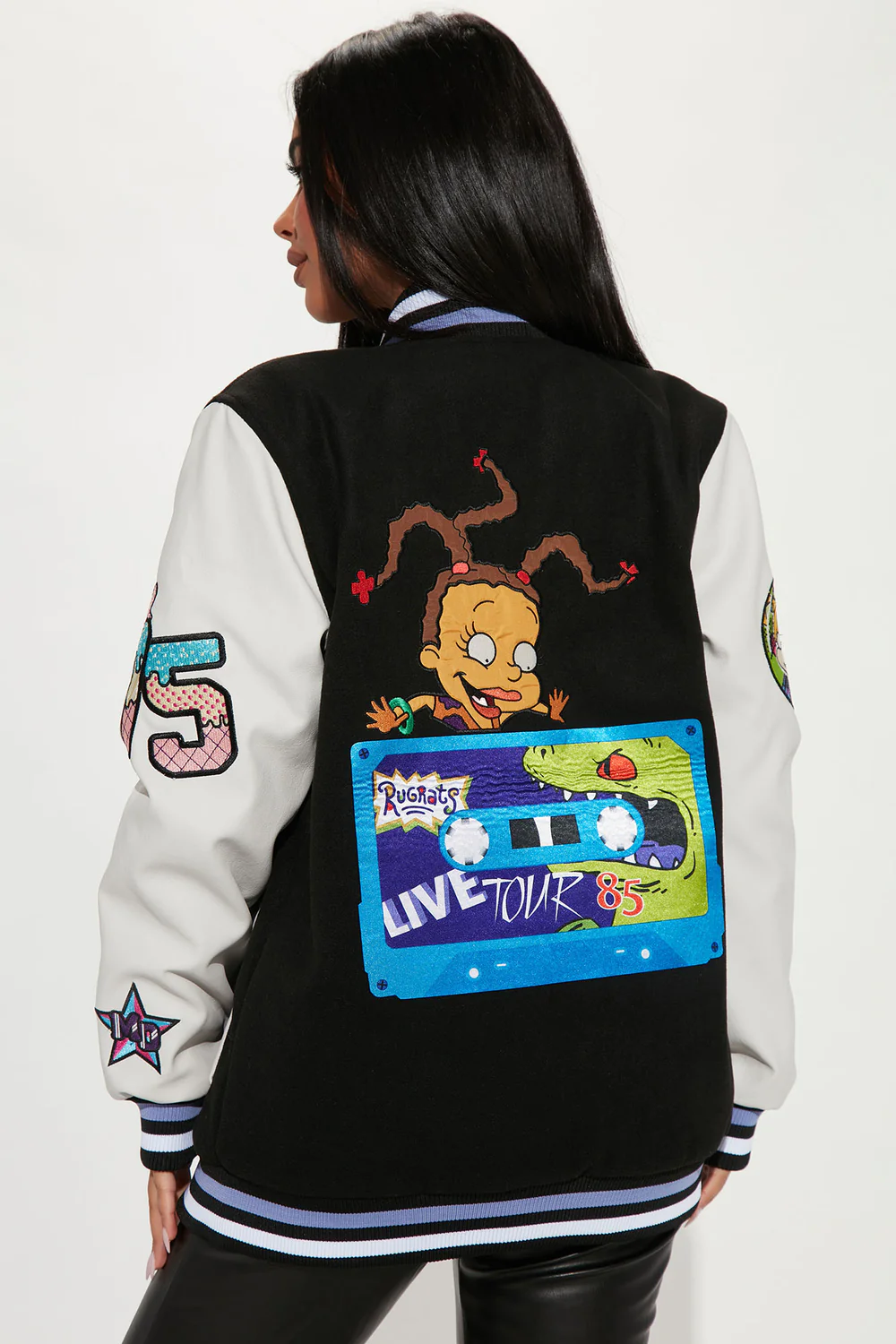 letterman jacket women's fashion