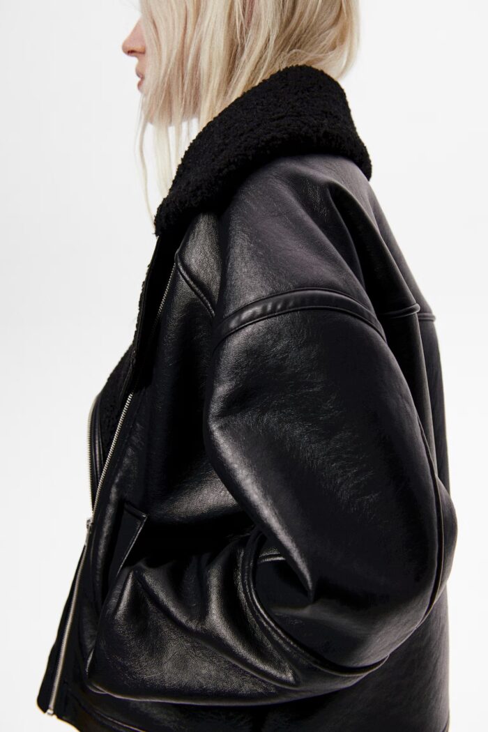 black women's aviator jacket​