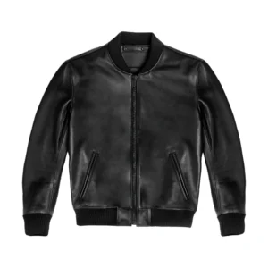 black bomber jacket for men