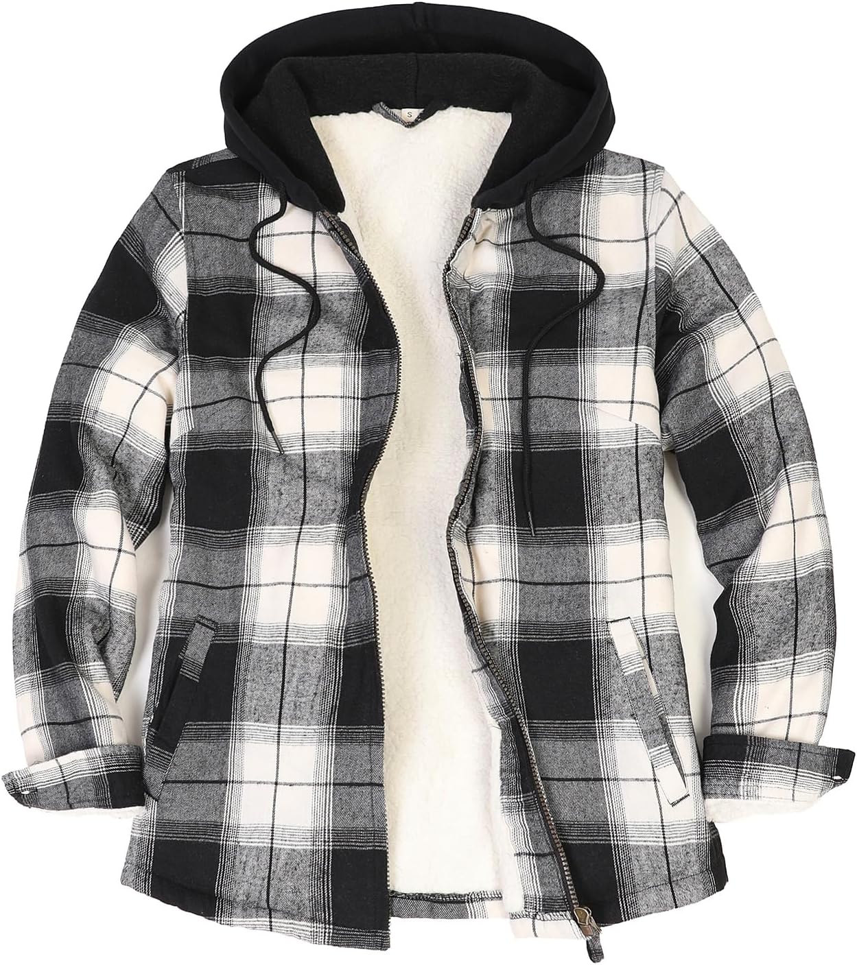 Flannel Jacket Women's With Hood