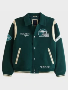 women's eagles letterman jacket