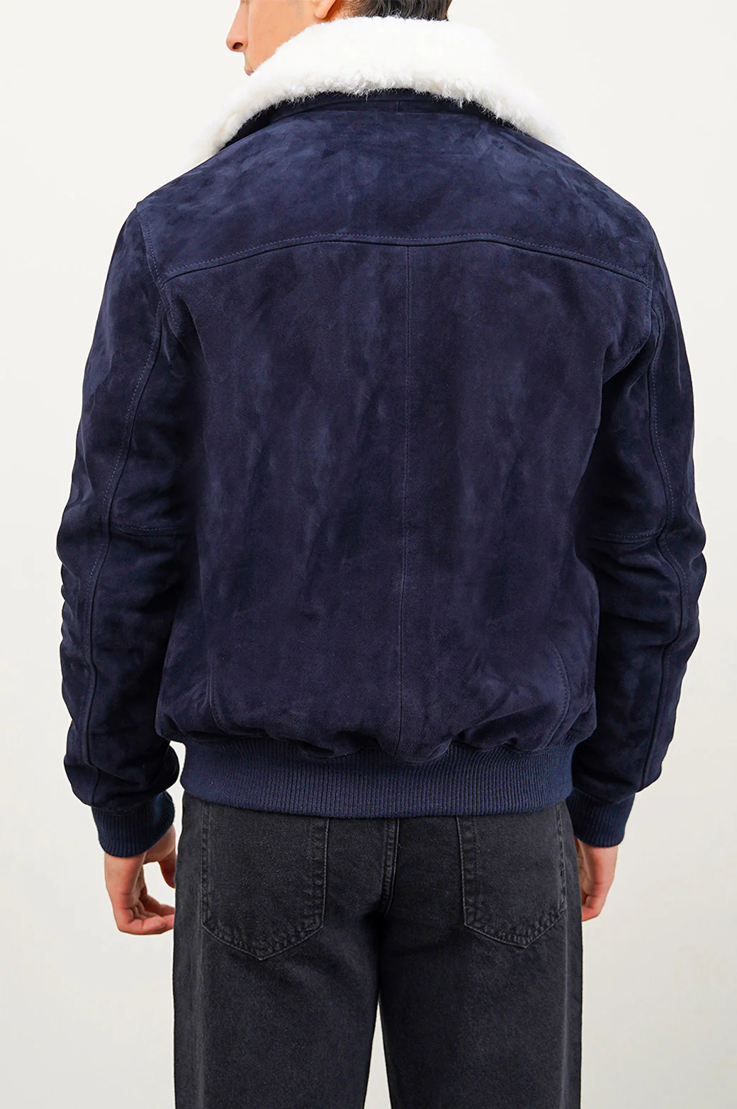 suede wool jacket mens​