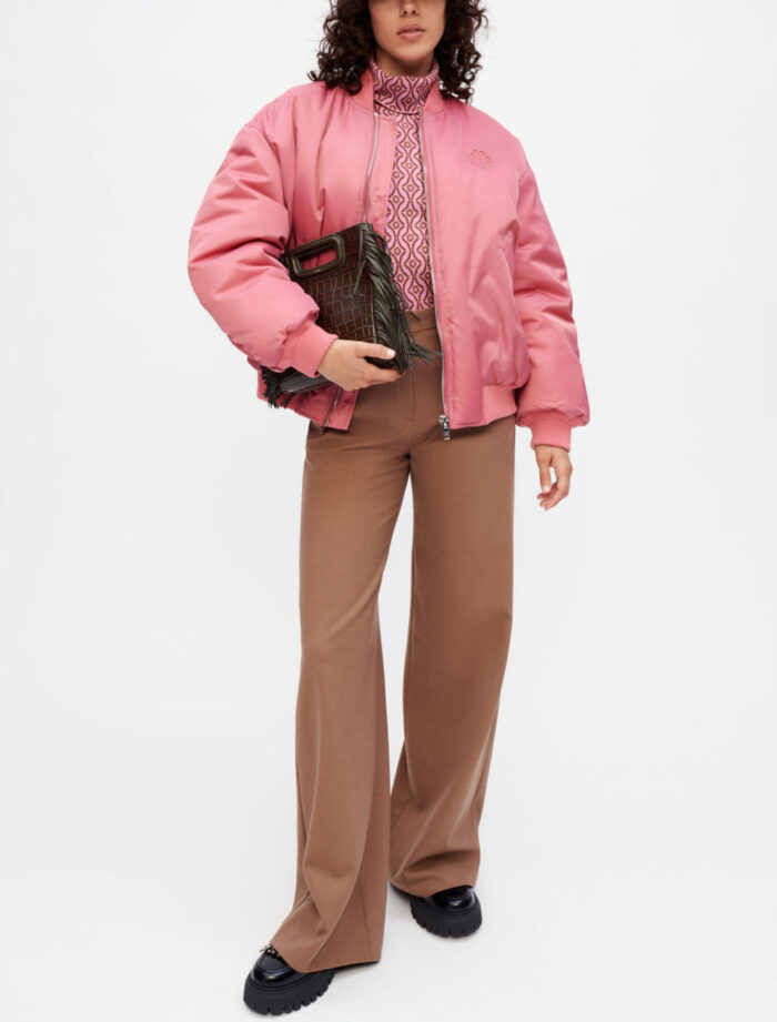 pink bomber jacket