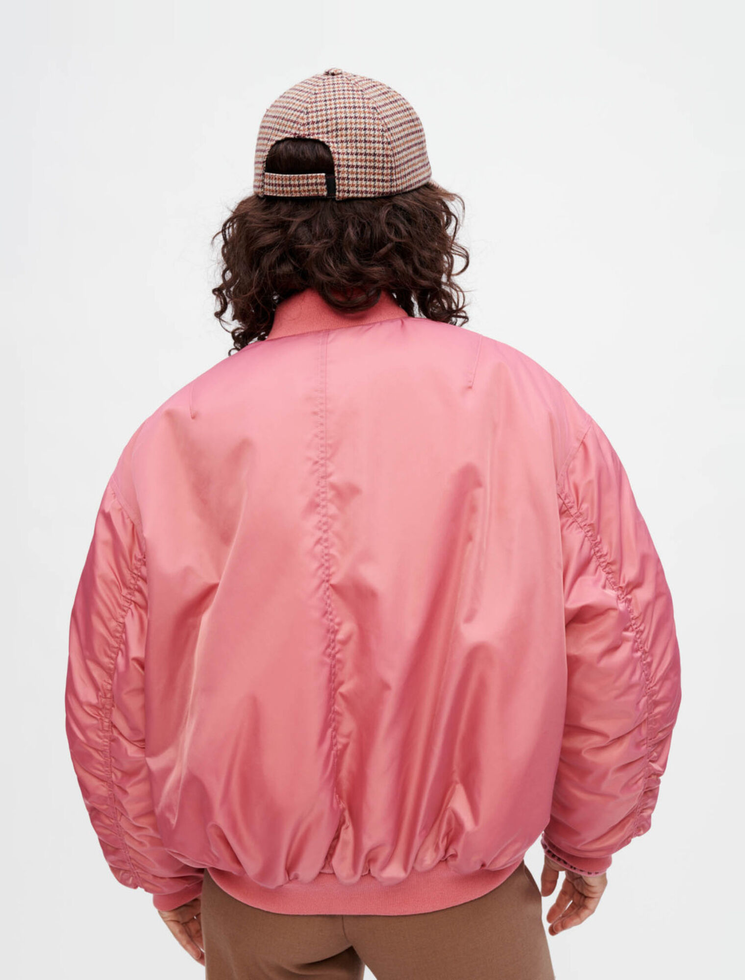 pink bomber jacket