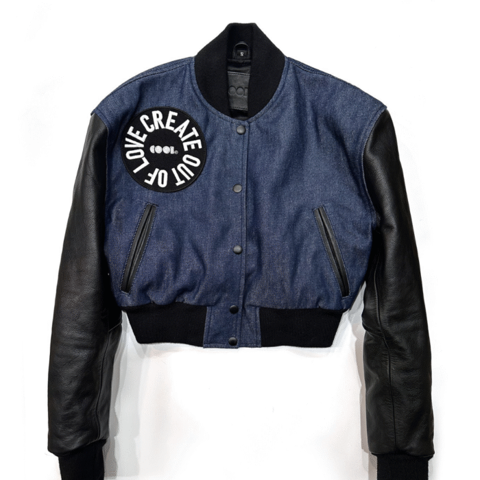 denim bomber jacket women​